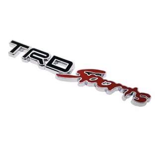 โลโก้ TRD Sports งานโลหะ ขนาด 13.5x2.6cm