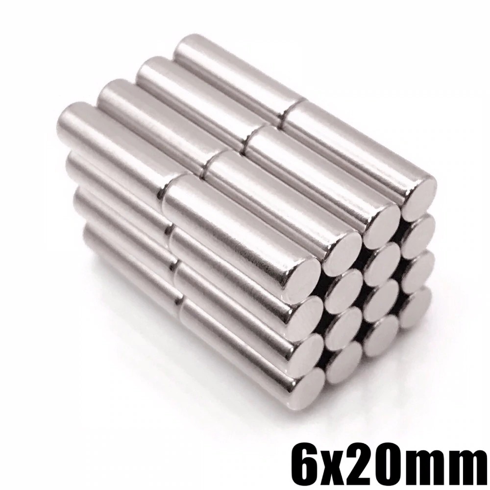 10ชิ้น แม่เหล็กแรงสูง 6*8มิล Magnet Neodymium 6x8mm แม่เหล็กแรงดูดสูง 6x8มิล แม่เหล็ก 6*8mm แม่เหล็กนีโอไดเมียม