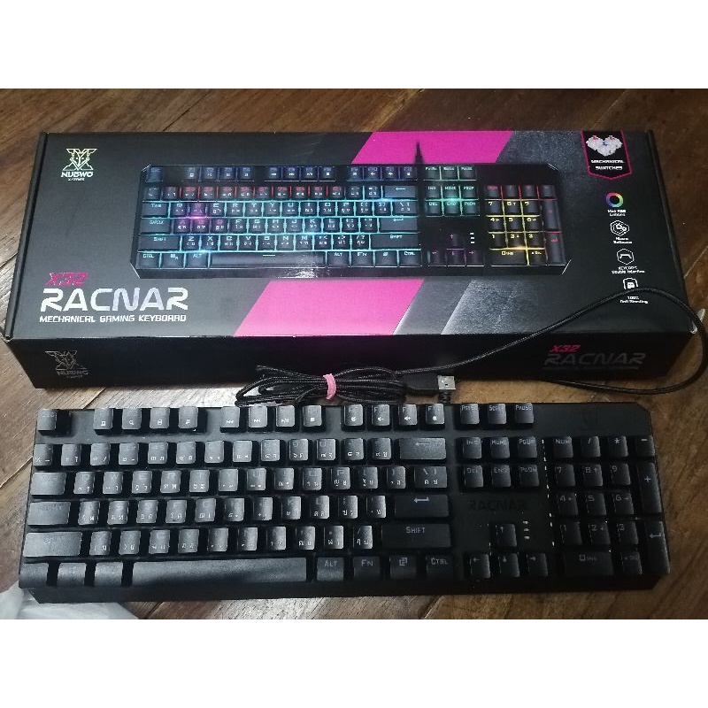 คีย์บอร์ด x32 RACNAR Mechanical Gaming Keyboard - ongsagoodman - ThaiPick