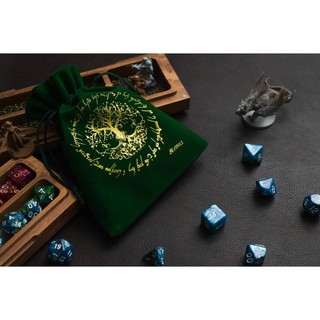 Tree of Life Dice Bag | ถุงผ้ากำมะหยี่สำหรับ บอร์ดเกมส์ | Dungeons and Dragons Dice | DnD Dice Set | D&amp;D Dice