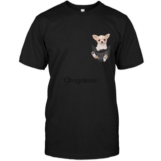 ใหม่ เสื้อยืด ลาย Chihuahua Pocket Mlkcii14Jmpljf61