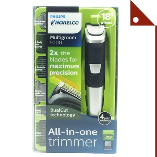 Philips : PILMG5750-49* เครื่องกำจัดขนไฟฟ้า Norelco Multi Groomer Series 5000, 18 pcs