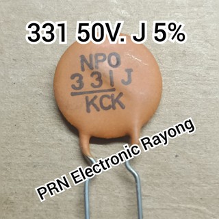 331 , 330pf ตัวเก็บประจุ  50V. 5% J 10ชิ้น