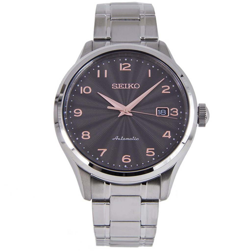 🔥ลดเพิ่ม 330 ใส่โค้ด INCZ8H3🔥 ﻿Seiko Automatic Mens Watch SRPC19J1 (Made in Japan) - Black