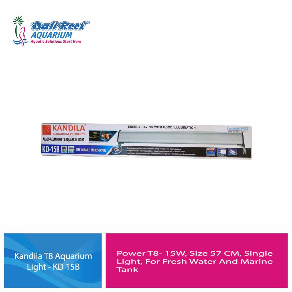 Kandila Kd 15b T8 Aquarium Light ประหยัดพลังงาน Aquarium Light Aquarium Light - Kd 15b