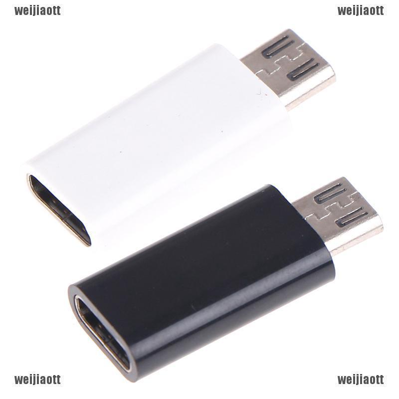 WEIJIAOTT อะแดปเตอร์แปลง Type-C Female Adapter to Micro USB Male Connector Type C