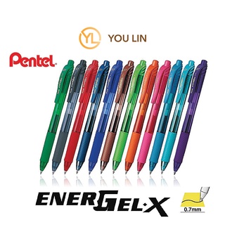 Pentel Energel-X ปากกาเจล 0.7 มม. 1.0 มม. พับเก็บได้