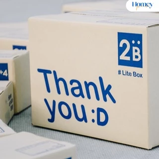 กล่องพัสดุ Thank you (20ใบ/แพ็ค) 00/0/0+4/AA/A/2A/B/2B/C/D ขนาดไปรษณีย์