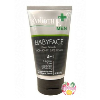 Smooth E For MEN Foam 4 OZ. โฟมล้างหน้า สมูทอี สำหรับผู้ชาย