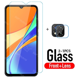 2 - In - 1 ฟิล์มกระจกกันรอยเลนส์กล้องสําหรับ Xiaomi Redmi 9 C Redmi 9 C Xiomi Xaomi Redmy C 9 9c