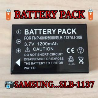 Battery SLB-1137 For SAMSUNG Digimax U-CA3,U-CA4,U-CA5,U-CA401,U-CA501,U-CA505,V10,V700,V800,...