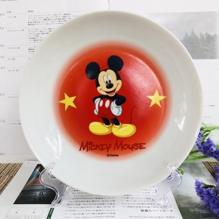 จานเซรามิคญี่ปุ่น ขนาดใหญ่ Disney Japan ลาย Mickey จากญี่ปุ่น มือสอง ราคาถูก 🍽