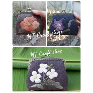 กระเป๋าปิ๊กแป๊กลายดอกไม้ กระเป๋าHandmade กระเป๋าPre-order