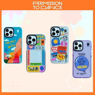 Casetify เคสโทรศัพท์มือถือ ซิลิโคนนิ่ม ลาย BTS Permission to Dance สําหรับ iPhone 7 8 Plus X XS XR 11 12 13 Pro Max