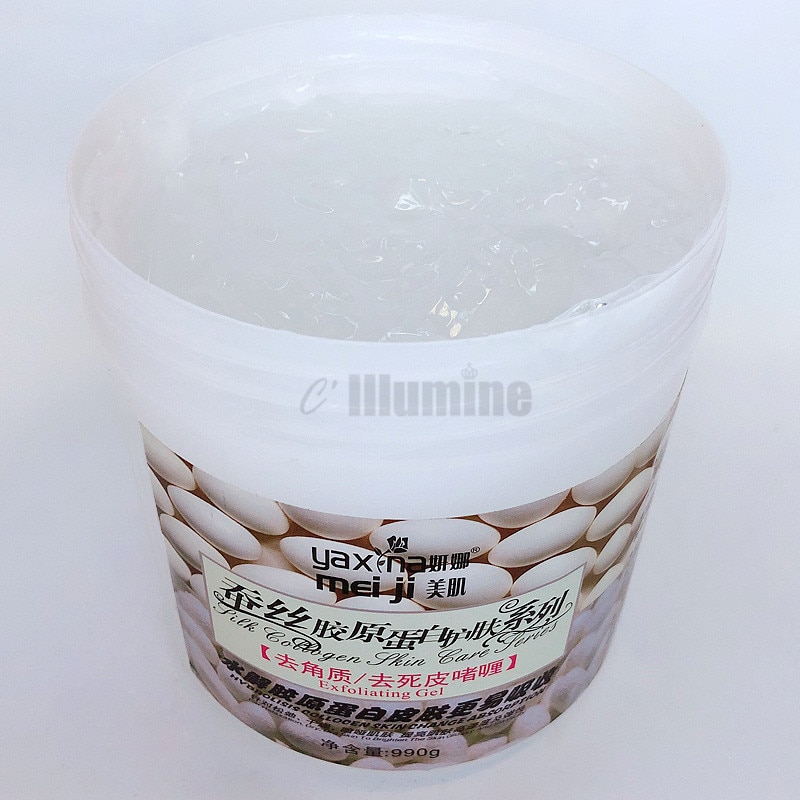 blue collagen body scrub