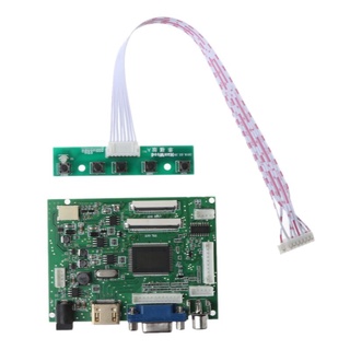 Capa บอร์ดควบคุม PC VGA 2AV 40 50Pin สําหรับ Raspberry PI 3 1 ชุด