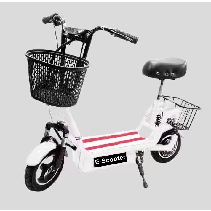 (ใหม่) สกู็ตเตอร์ไฟฟ้า Electric Scooter 24V ไฟหน้า LED E-Scooter ความจุของแบตเตอรี่ 24V20A-24/40A มอ