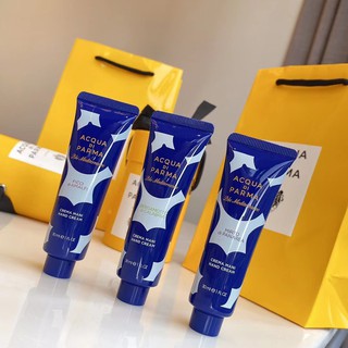 (Ready Stock ) ครีมทามือ Acqua Di Parma สีฟ้าขนาด 30 มล X 3