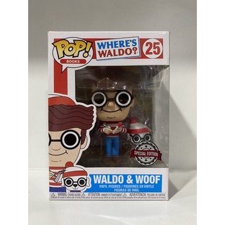 Funko Pop Waldo &amp; Woof Wheres Waldo  Exclusive 25