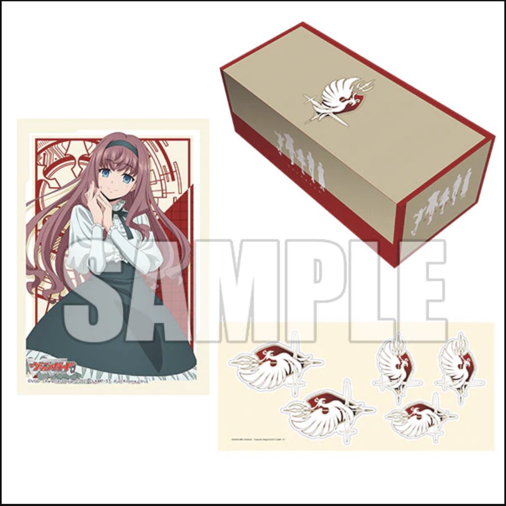 Bushiroad Supply Set Sleeve & Storage & Sticker Cardfight! Vanguard : Minae Mirei - ซองใส่การ์ด, กล่