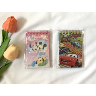 ✨สินค้ามือหนึ่ง✨ สมุด mickey&amp;Minnie / Cars 📒(Made in japan🇯🇵)