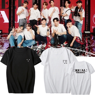 เสื้อยืดพิมพ์ลาย Kpop The Boyz ฤดูร้อนสําหรับผู้หญิงS-5XL