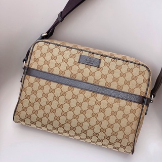 GUCCI canvas messenger bag ของแท้ 100% [ส่งฟรี]