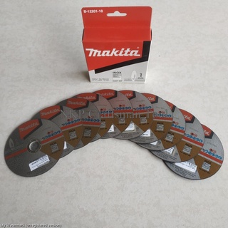 (ขายยกกล่อง) ใบตัด MAKITA  ขนาด 4นิ้ว หนา 1MM 100*1*16MM (B-12201) บรรจุ 10ใบ แท้ 100%