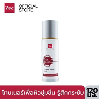 BSC AGE BLOC ULTRA BALANCING TONER โทนเนอร์สูตรอ่อนโยน ปราศจากแอลกอฮอล์ 120 มล.