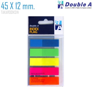 อินเด็กซ์ แฟล็กซ์ DoubleA คละสี 45x12mm. 125p