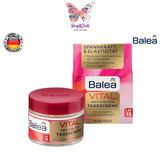 ครีมบำรุงผิวหน้า-กลางวัน Balea Vital Anti-Wrinkle Day Cream SPF 15, 50 ml