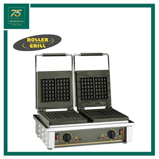 ROLLER GRILL เครื่องทำวาฟเฟิล เตาวาฟเฟิลสี่เหลี่ยม ขนาด 4x6 แบบ4ช่องพิมพ์ ROL1-GED20