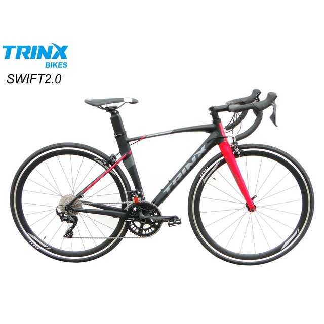 *ผ่อนได้ คอยน์คืน* TrinX SWIFT 2.0 เสือหมอบ เฟรมอลูมิเนียม ตะเกียบคาร์บอน เกียร์ Shimano 105 R7000 2