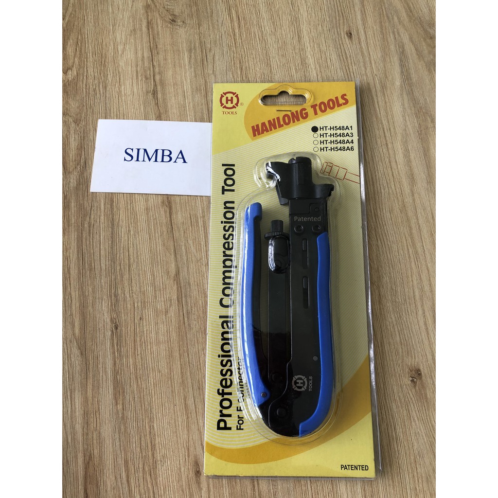 1 คีมขั้วต่อ TV F5 ขั้วต่อ f5 สายกล้อง RG6/59/RG11 หัวเสาอากาศกระทะ รุ่น HT-H548A1