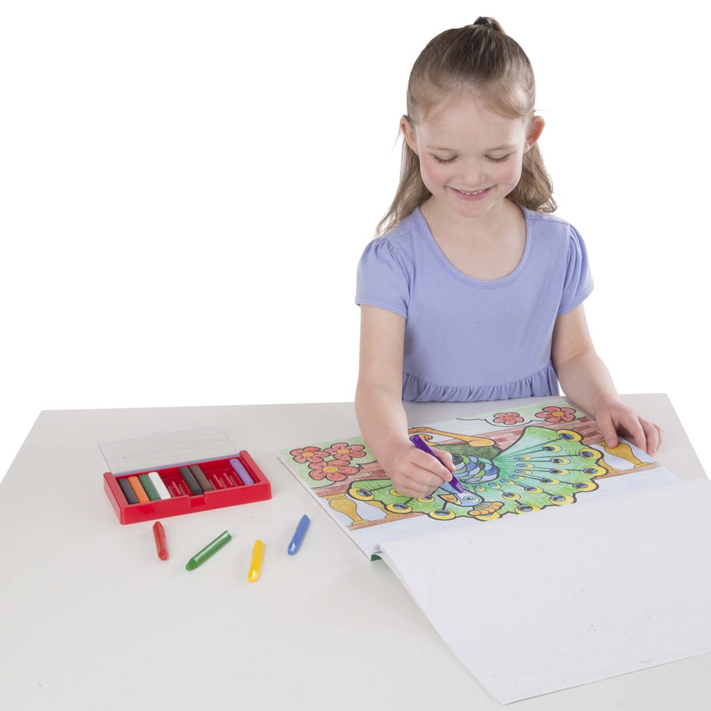 (ของแท้ USA) สมุดระบายสีขนาดใหญ่ รุ่นสัตว์ ขนาด 28 x 35 ซม Melissa & Doug Jumbo Coloring Pad 4200 - รูปที่ 6