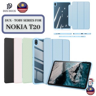 Dux TOBY NOKIA T20 เคสฝาพับอัจฉริยะ กันกระแทก พร้อมช่องใส่ปากกา สําหรับ 10.4 นิ้ว (2021)