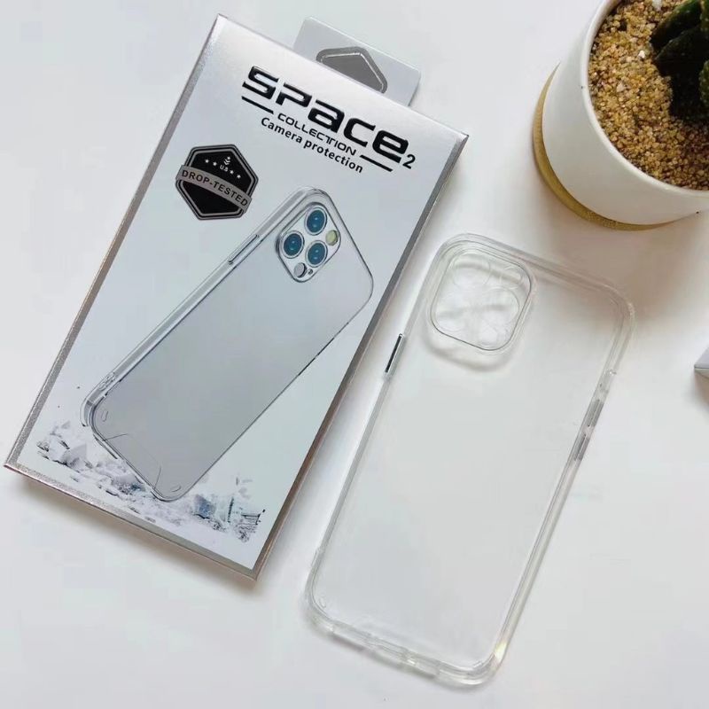 Supercase i6-i15promax เคสใสSPACE เคสใสเกรดAAA เคสใสกันกระแทก งานกล่องSPACE