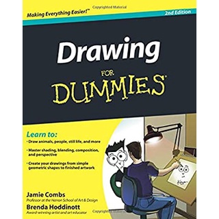 Drawing for Dummies (For Dummies (Sports &amp; Hobbies)) (2nd) หนังสือภาษาอังกฤษมือ1(New) ส่งจากไทย