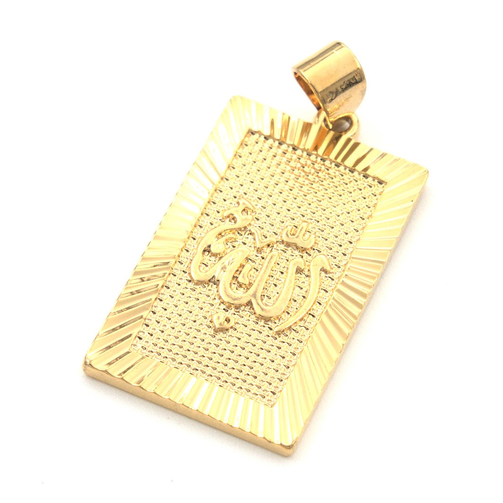 จี้ Unisex สําหรับผู้หญิงและผู้ชาย Rhodium Allah PL22