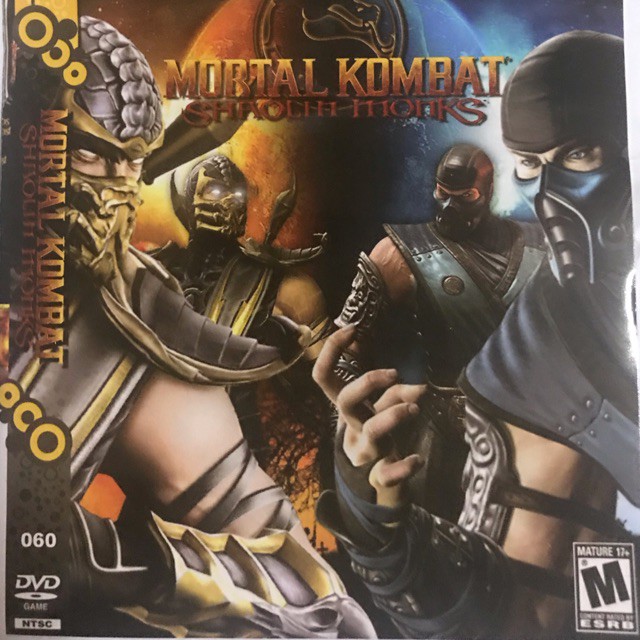 จอยเกมส์ ps2 แผ่นเกมส์ ps2 แผ่นเกมส์ ps2 Mortal Kombat Dhaolin Monks