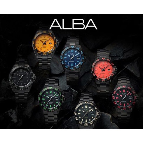 นาฬิกา ALBA Lumibrite Active gent แถมสายผ้า 1 ชุด  (ของแท้ รับประกันศูนย์) TARAD NALIKA