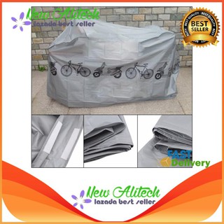 New Alitech ผ้าคลุมรถจักรยานยนต์และ จักรยาน ผ้ากันแดด กันฝน motor bike covers