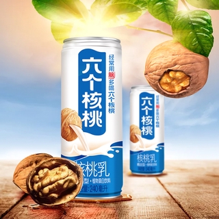 นมวอลนัท หอมอร่อยได้ประโยชน์240ml 养元六个核桃 Karoks
