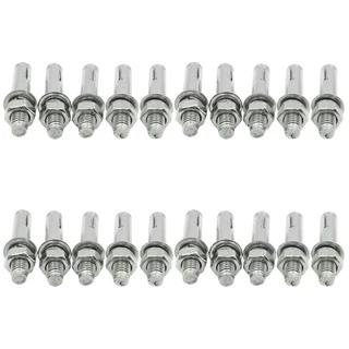 🙏ชุด 20 ตัว🙏พุกสแตนเลส เกรด304 ขนาด 6,8,10 มม. Nuts & Washers Expansion Screw Bolts Stainless Steel🎈THE TOOLS🎈