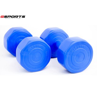 GSports ดัมเบลพลาสติก 5 kg แพ็คคู่ Dumbbell 5 kg x2 รุ่น AD62522 x 2