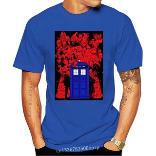 [S-5XL] Jdjeia05mkkgdn69 เสื้อยืด พิมพ์ลาย Doctor Who Tardis สไตล์คลาสสิก สําหรับผู้ชาย