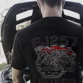 ราคาต่ำสุด!!เสื้อยืดคอกลม แขนสั้น พิมพ์ลายเครื่องยนต์ Impreza EJ257 JDM แฟชั่นฤดูร้อนS-3XL