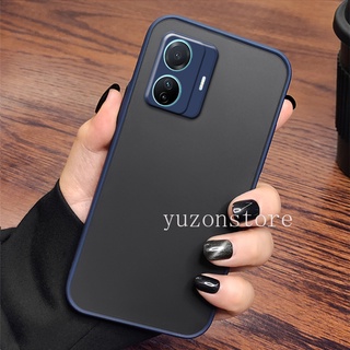 Hard Casing for VIVO T1 5G T1x Y01 Y73 Y33T Y21T เคสโทรศัพท Anti Fall Protective Phone Case Lens Protective Matte Feel Phone Back Cover