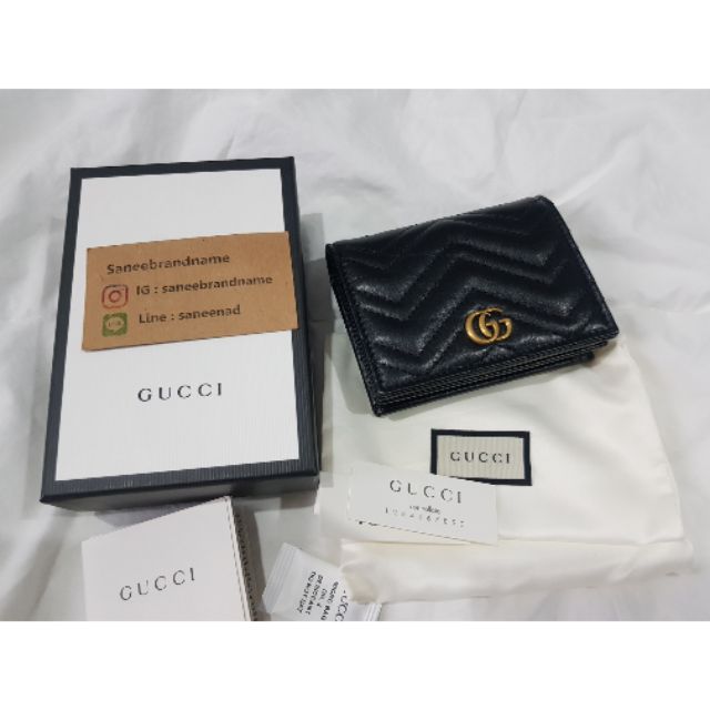 New Gucci mini marmont wallet full box