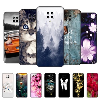 เคสโทรศัพท์มือถือ ซิลิโคน tpu สีดํา สําหรับ Xiaomi Redmi Note 9S Note 9 Pro Note9 S 9Pro Note9S Note9Pro